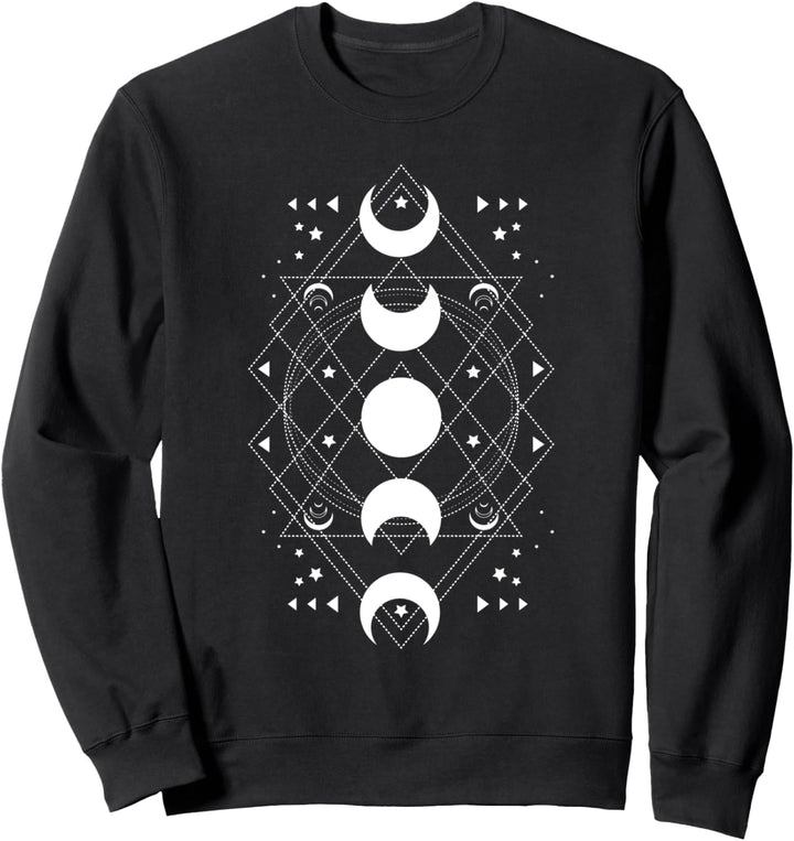 Occult Wicca Wahrsager Astrologie Mondphasen Okkultismus Sweatshirt