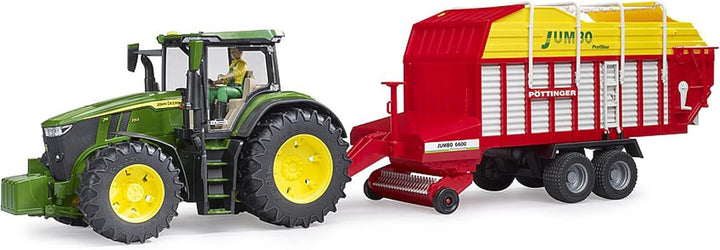 bruder 02214 - Pottinger Jumbo 6600 Profiline - 1:16 Ladewagen, Traktoranhänger, Stroh Ernte, Heu Er