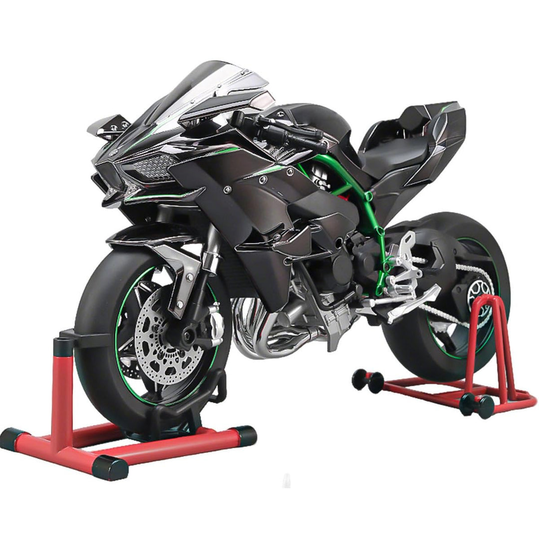 1/6 Legierung Dynamisches Motorrad Modell, Simulations Fahrrad mit Zündsystem Rauchspray, Kohlefaser