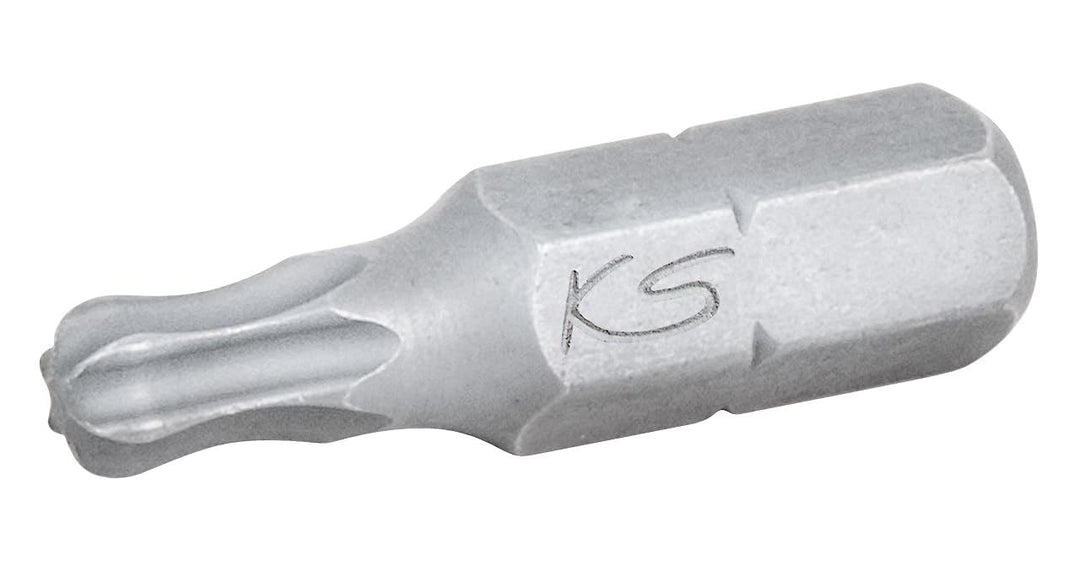 KS Tools 911.3392 1/4" CLASSIC Bit TX, 25mm, Kugelkopf, TX15, 5er Pack