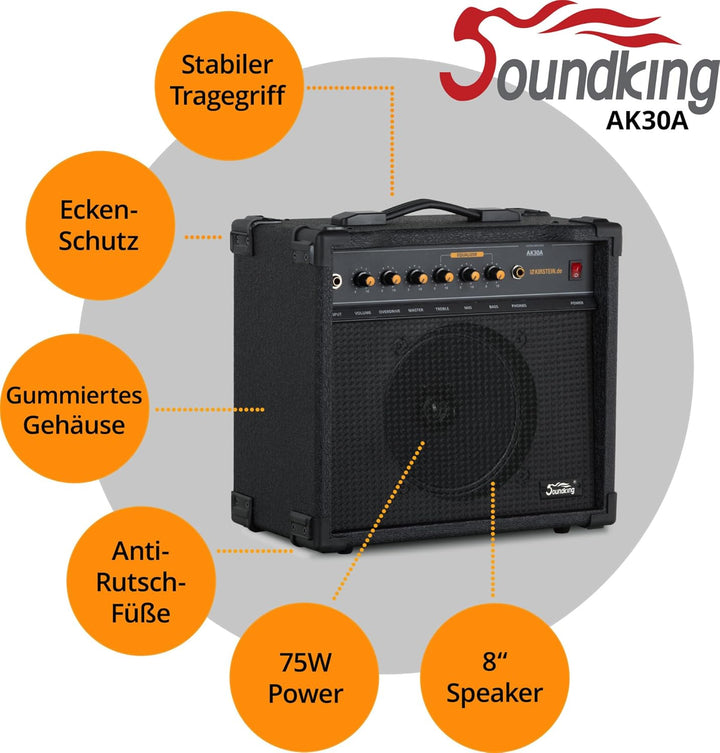 Soundking AK30-A Gitarrencombo - 75 Watt
