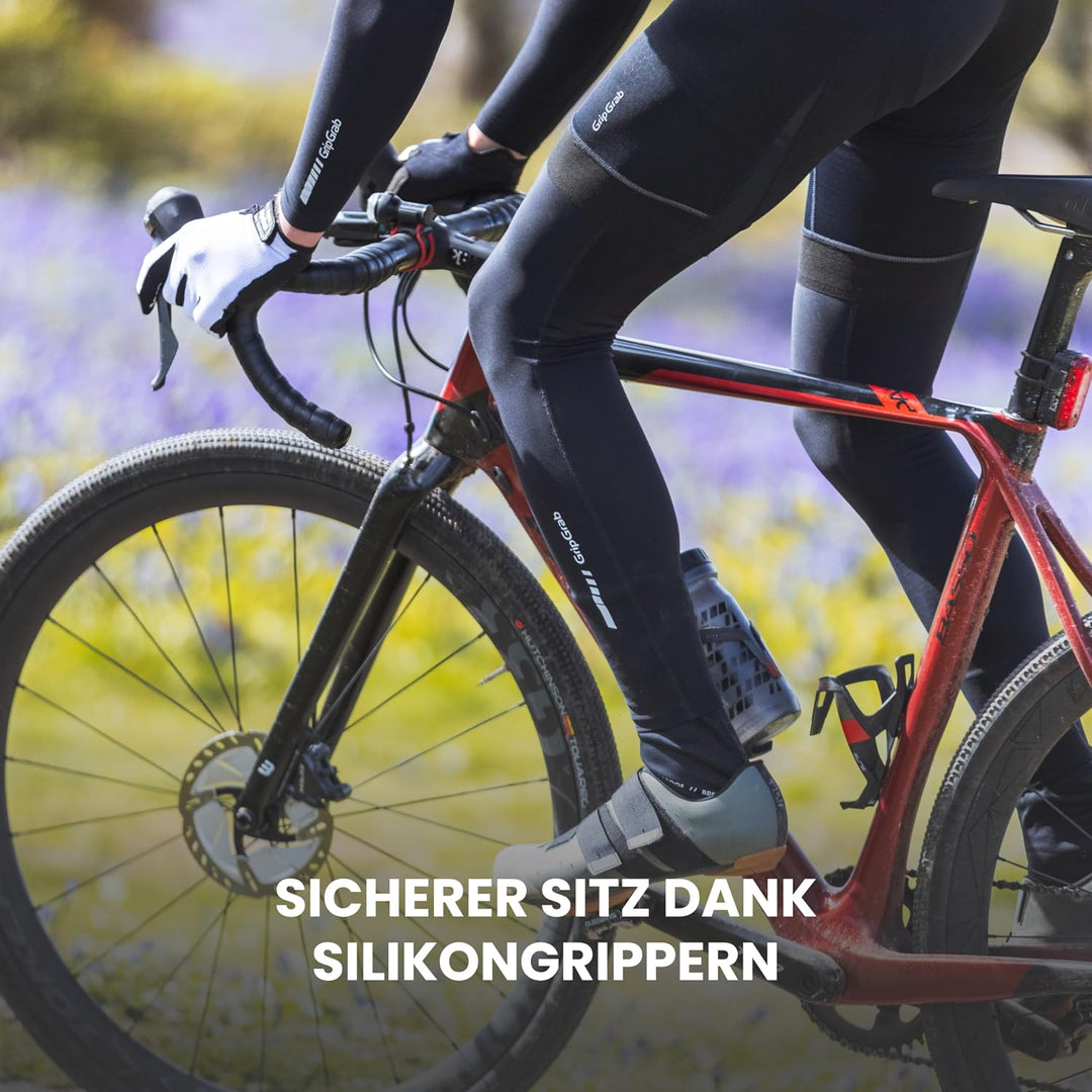 GripGrab Leg Warmers Light Fahrrad Übergangs Beinlinge Leichte Dünne Rutschfeste Rennrad MTB Gravel