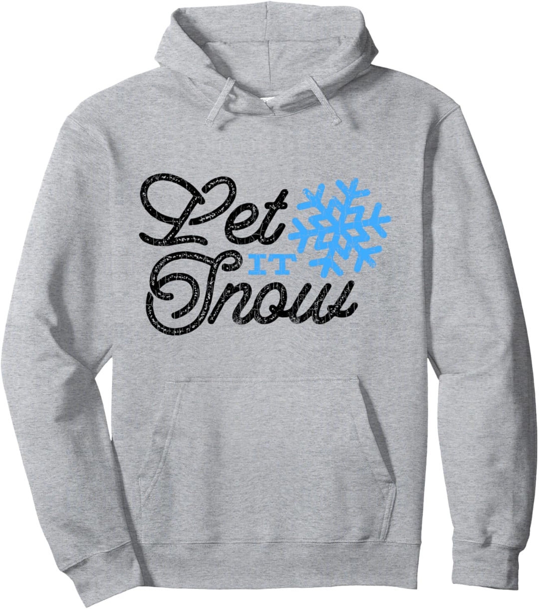 Let It Snow Wichtel mit Aufschrift "Merry Christmas" Pullover Hoodie