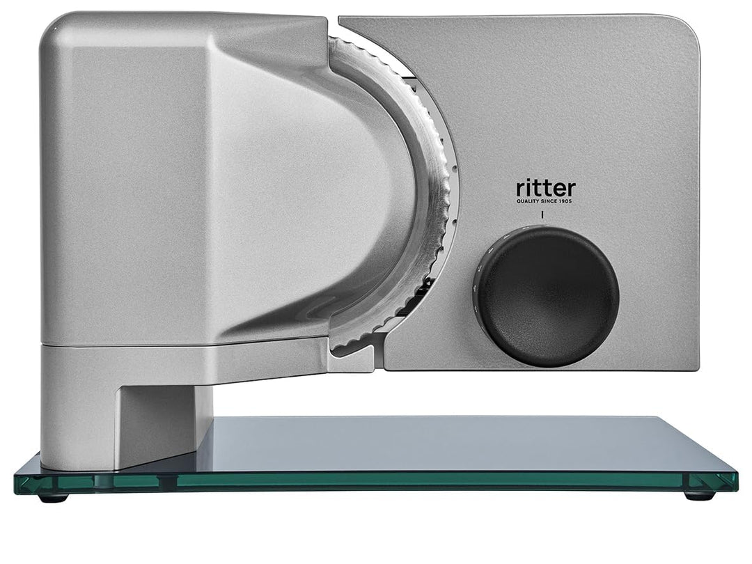 ritter sono 2 Elektrischer Allesschneider & Brotschneidemaschine aus Metall mit ECO-Motor, Made in G