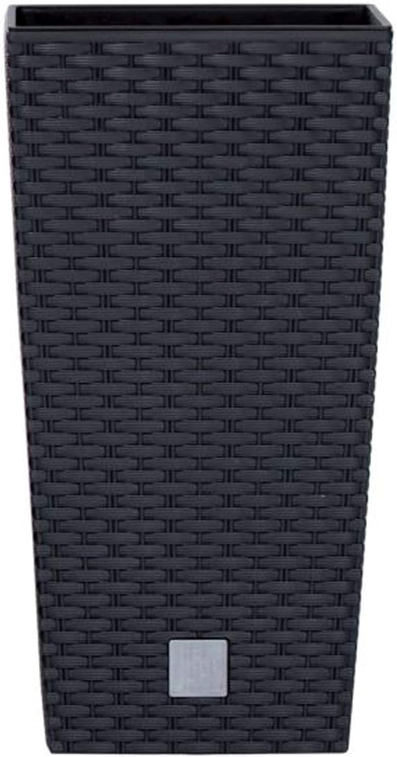 11,4 Liter Zeit Pot mit Einsatz 20 x 20 x 37,6 cm in Anthrazitfarbe