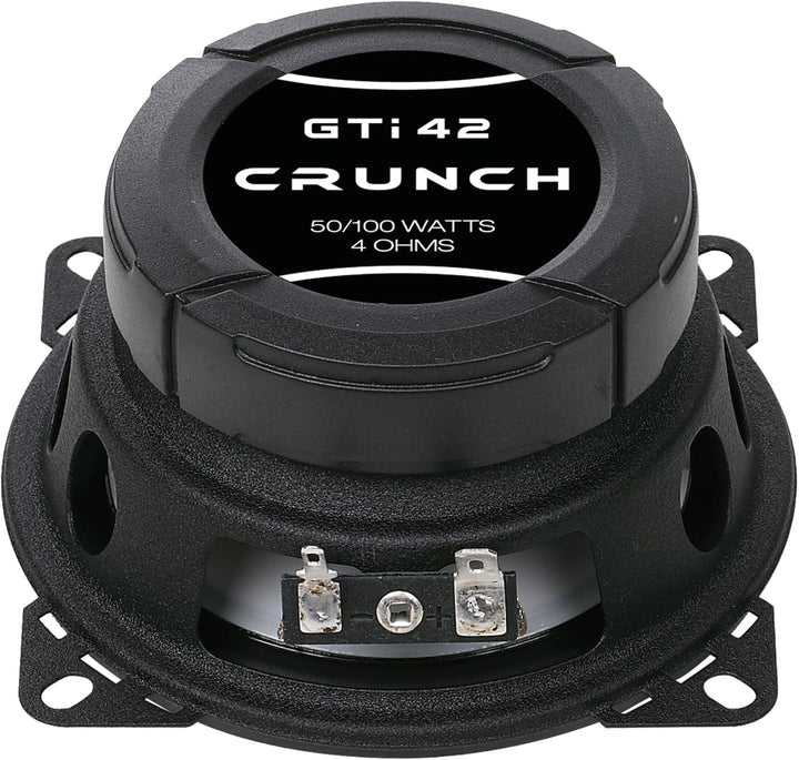 Crunch GTI 42-2 Wege Koax-Lautsprecher 10 cm aus der GTI Performance Lautsprecher Serie | 1 Paar CAR