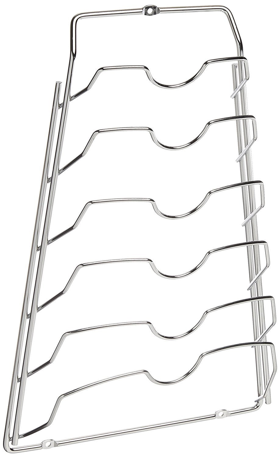 Organize It All, Chrome-Halter für Topfdeckel, für Schranktüren, Chrome