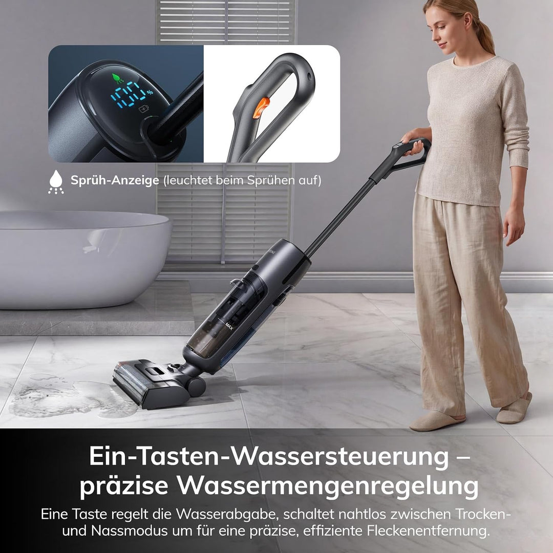 D90 Akku Nass Trockensauger Saugwischer mit Selbstreinigung