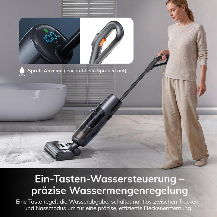 D90 Akku Nass Trockensauger Saugwischer mit Selbstreinigung