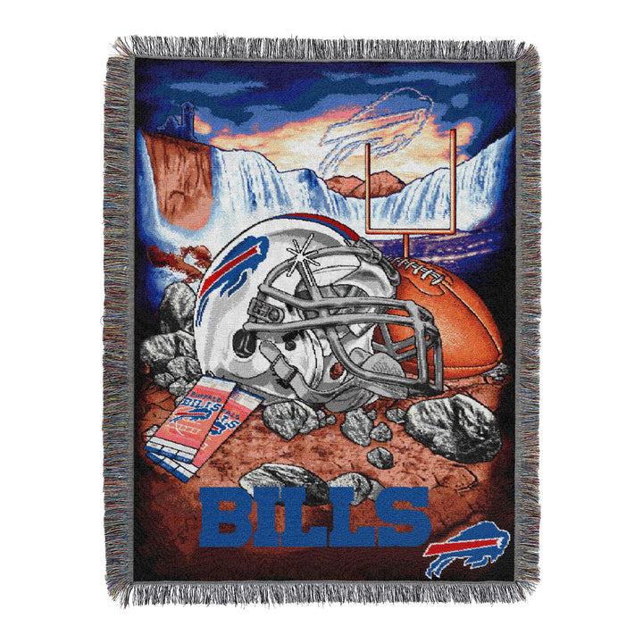 Northwest Officially Licensed NFL Home Field Advantage Woven Tapestry Throw Blanket, 48" x 60", Mult