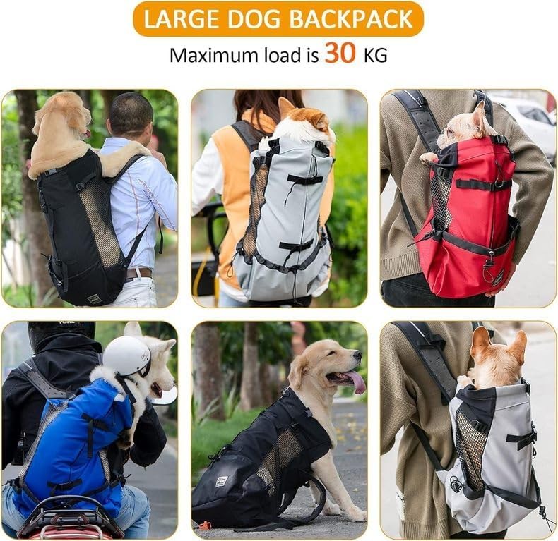 PETCUTE Hundetasche Hundetransporttasche Tragetasche füR Hunde Katzen Wanderrucksack Seite Atmungsak