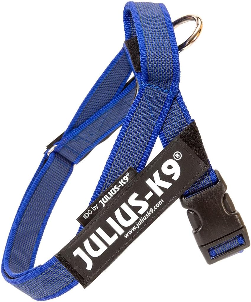 Julius-K9, IDC® Color &amp; Gray® Beltgeschirr blau-grau XS / Mini-Mini, blau-grau XS / Mini-Mini