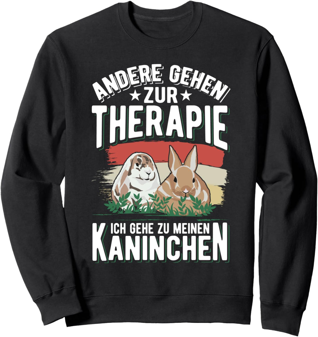 Kaninchen Therapie Häschen Hase Kaninchen Sweatshirt