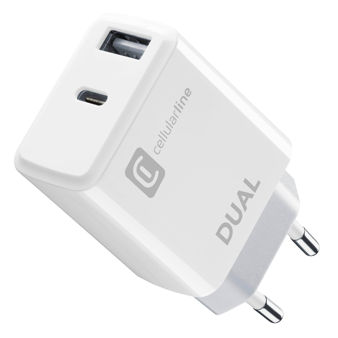 cellularline Dual Charger - iPhone 8 oder Later
