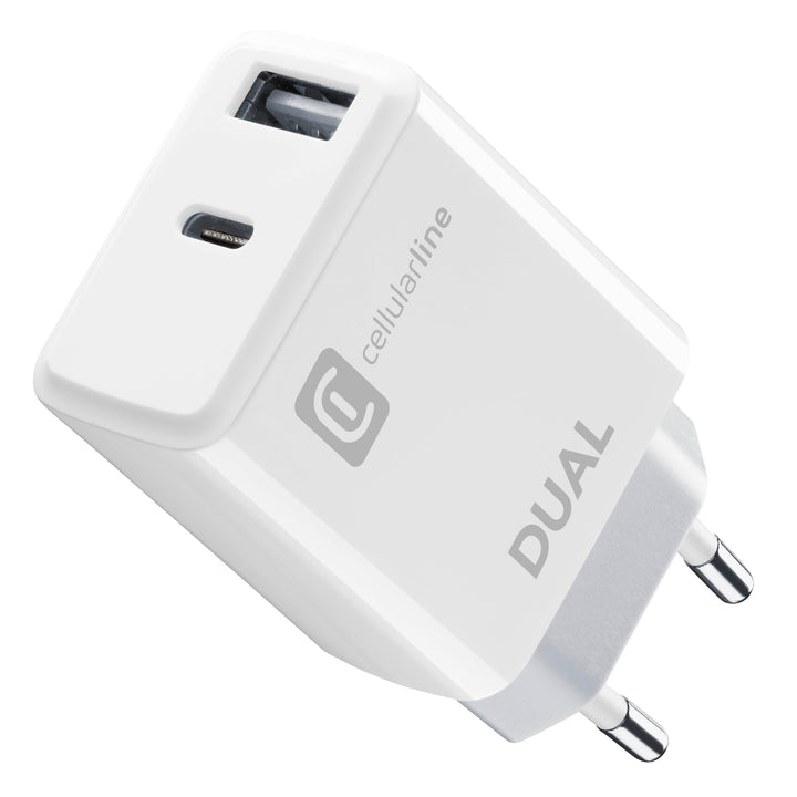 cellularline Dual Charger - iPhone 8 oder Later