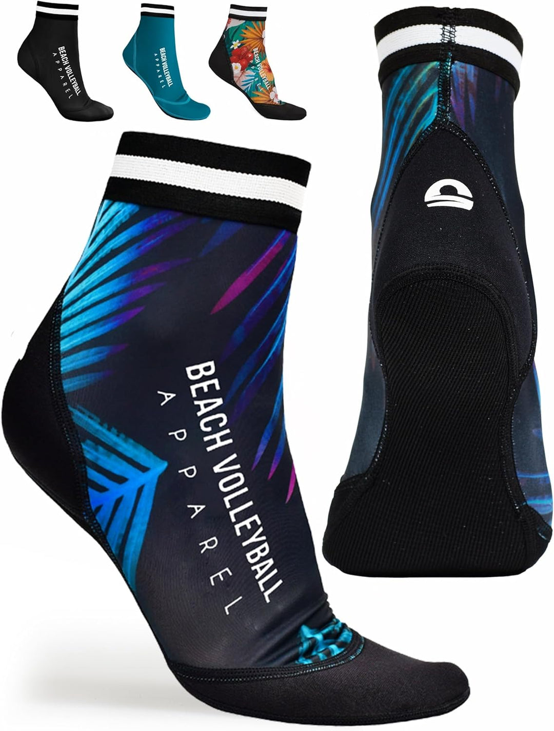 Momevo Beachmates Beachvolleyball Socken - schützende Beachsocken aus Neopren und Elasthan - idealer