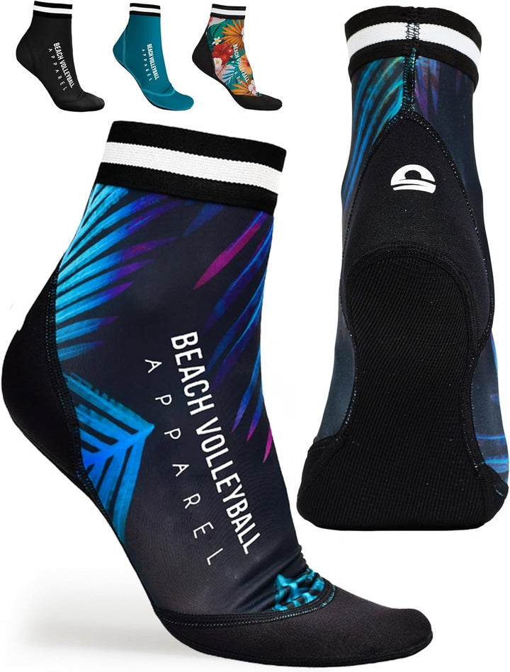 Momevo Beachmates Beachvolleyball Socken - schützende Beachsocken aus Neopren und Elasthan - idealer