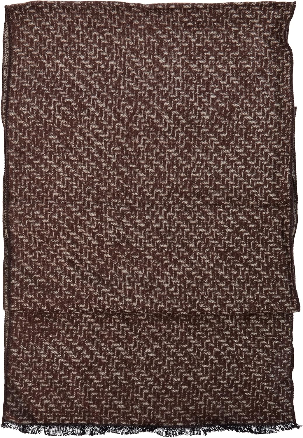 HECHTER PARIS Herren Scarf Woven Schal, braun, Normal