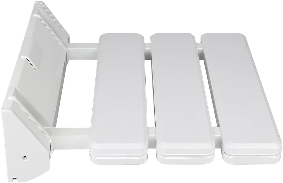 Duschklappsitz für Wandmontage, bis 150 kg - Klappsitz Dusche hochklappbar für die Dusche Stuhl klap