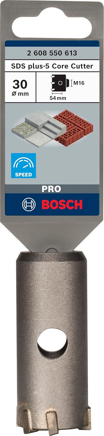 Bosch Accessories Bosch Professional Hohl-Bohrkrone SDS-plus-9 Core Cutter (Ø 30 mm), 30 mm