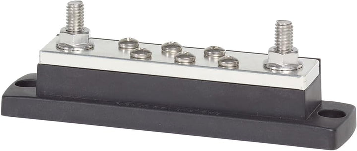 Blue Sea Systems Mini-Sammelschiene, 100 A, 1 Stück 250a, 6 Schrauben ohne Cvr, 250a, 6 Schrauben oh
