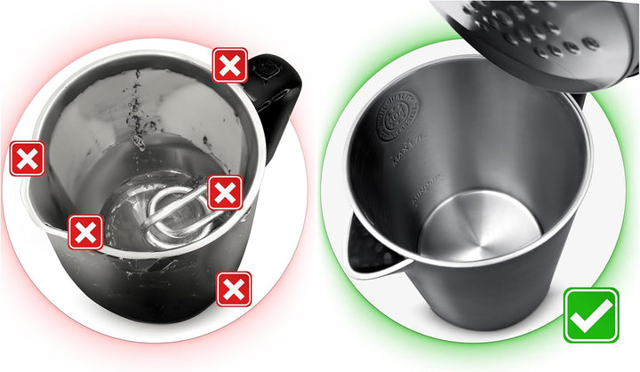 Berdsen Wasserkocher Edelstahl Mit Kalkfilter 1,7 L Fassungsvermögen 2200 Watt LED Beleuchtung Doppe