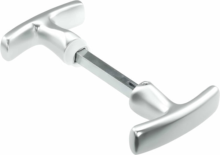 Garagentorgriff mit Innengriff, Alu F1, ergonomisch, 9x80 mm Set, 9x80 mm Set