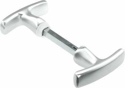 Garagentorgriff mit Innengriff, Alu F1, ergonomisch, 9x80 mm Set, 9x80 mm Set