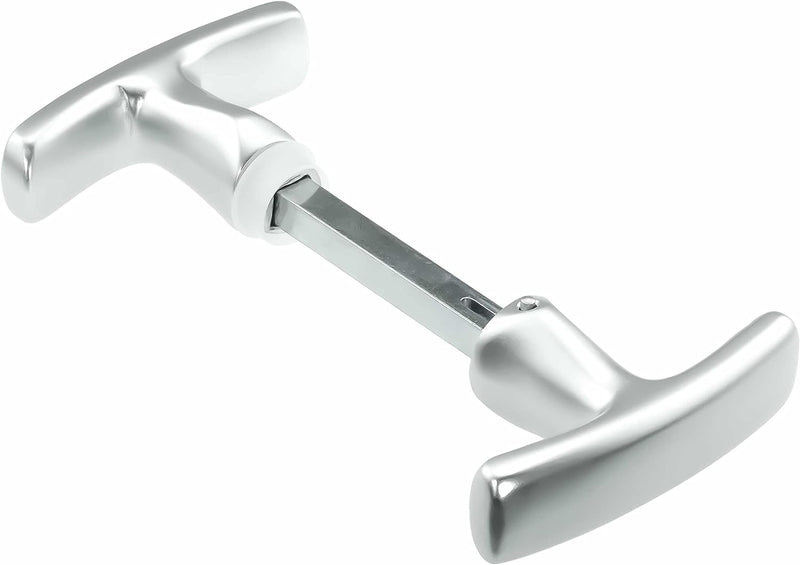 Garagentorgriff mit Innengriff, Alu F1, ergonomisch, 9x80 mm Set, 9x80 mm Set