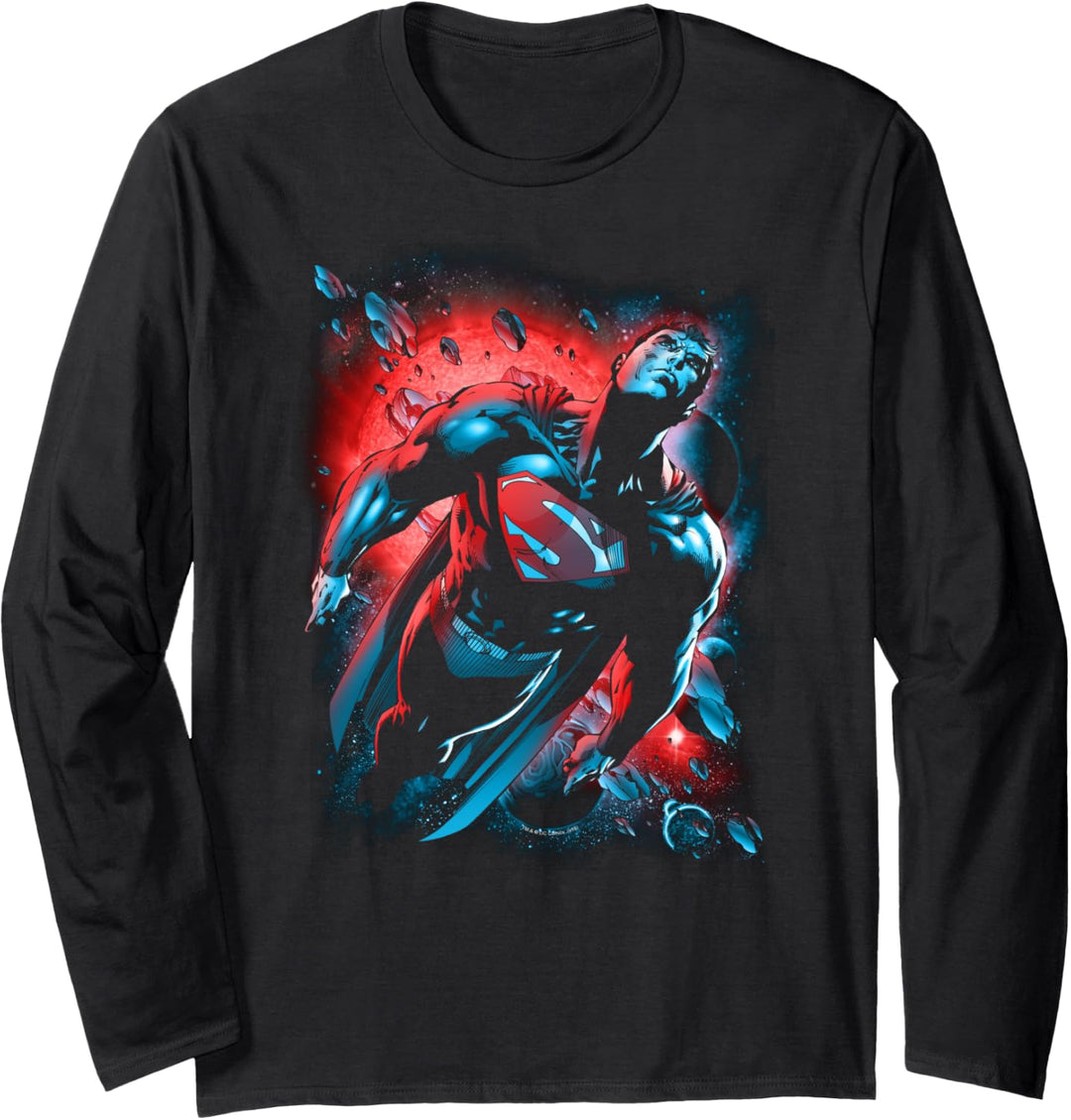 Superman Red Sun Langarmshirt