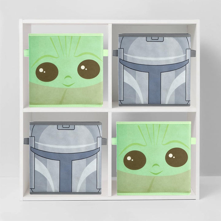 Idea Nuova Star Wars The Mandalorian Grogu aka The Child Faltbare Aufbewahrungswürfel, 25,4 x 25,4 c