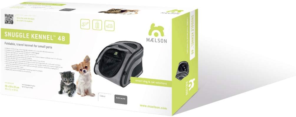 Maelson Transportbox, Snuggle Kennel,SN 7152, anthrazit - 52 x 30 x 30 cm grau 52 x 30 x 30 cm, grau
