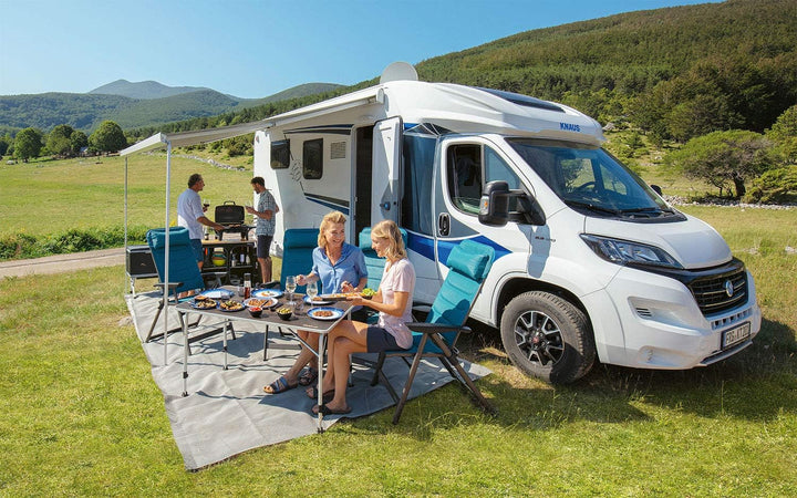 BERGER Livenza Campingtisch - Klapptisch Höhenverstellbar Alu Campingtisch Klappbar Camping Tisch Ga