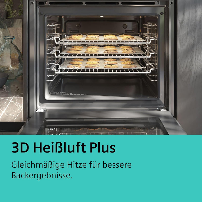 Siemens PQ561DA01 iQ500 Herd-Cerankochfeld-Kombination herdgesteuert, 59,4 cm breit, activeClean - a