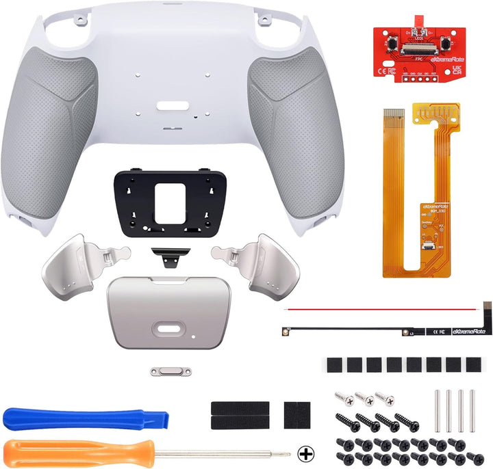 eXtremeRate Programmierbares Rise (RMB) Remap Kit für ps5 Controller BDM-030/040, Real Metal Buttons