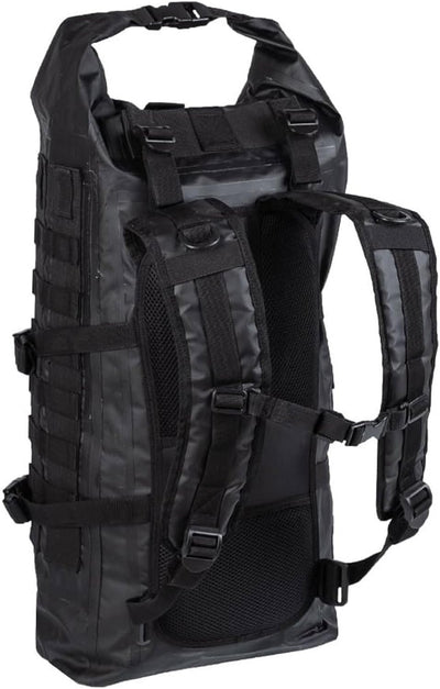 Mil-Tec Tactical Backpack Seals Dry-Bag Schwarz, Schwarz