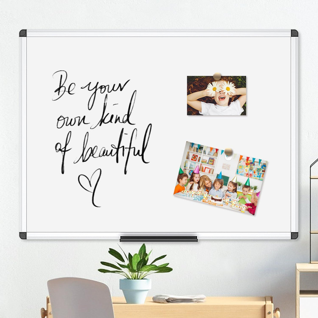 VIZ-PRO Whiteboard - mit Alurahmen, magnetisch - 2er Pack 90 x 60 cm, 2er Pack 90 x 60 cm