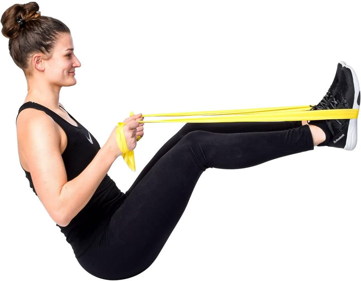 DITTMANN Body Band Fitnessband Gymanstik Expander Kraft 25m gelb (leicht)