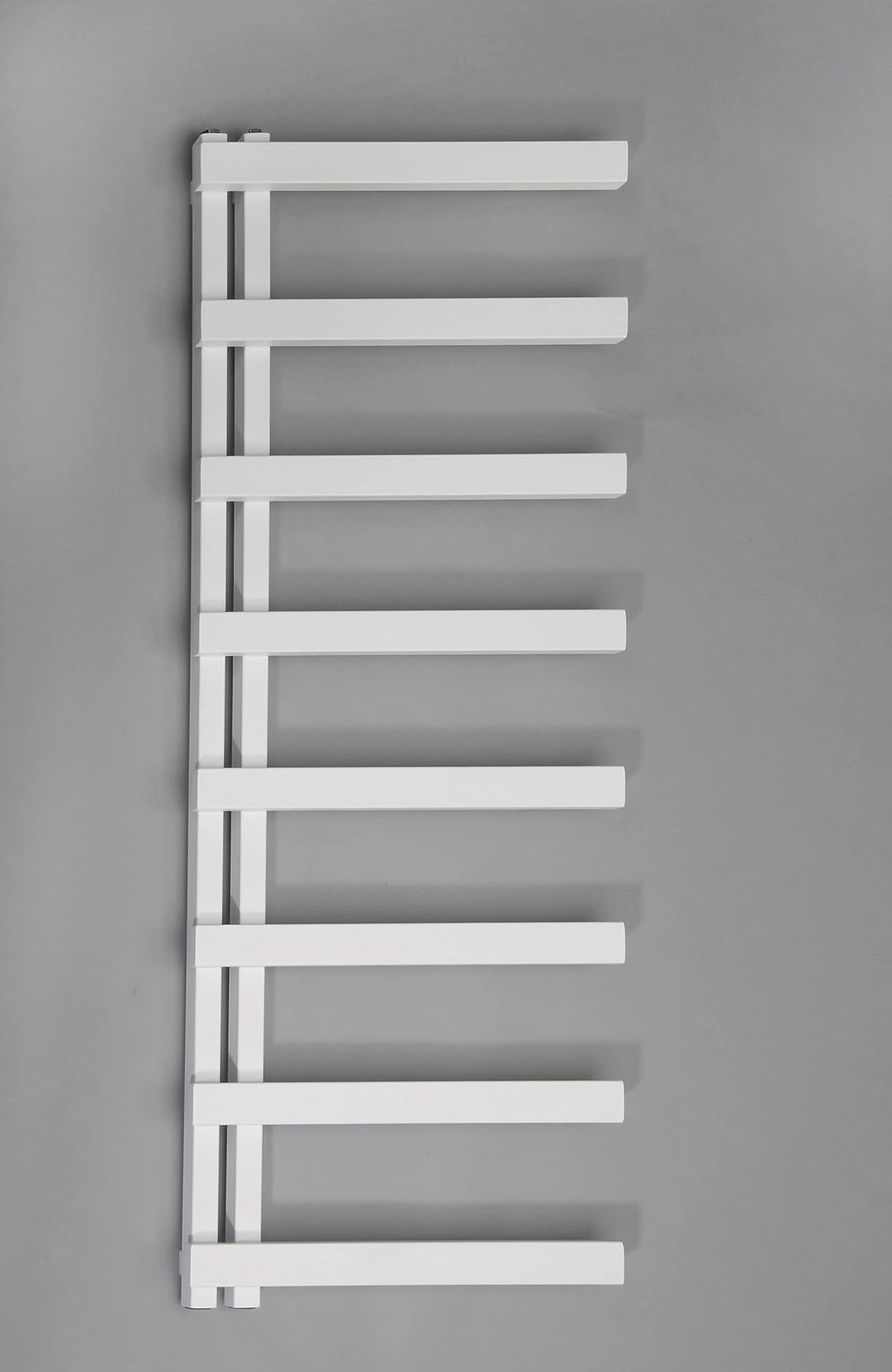 Aspira Home Badheizkörper Handtuchwärmer „Nosy“ Moderner Design - Weiss - Mittelanschluss 1/2“ - 500