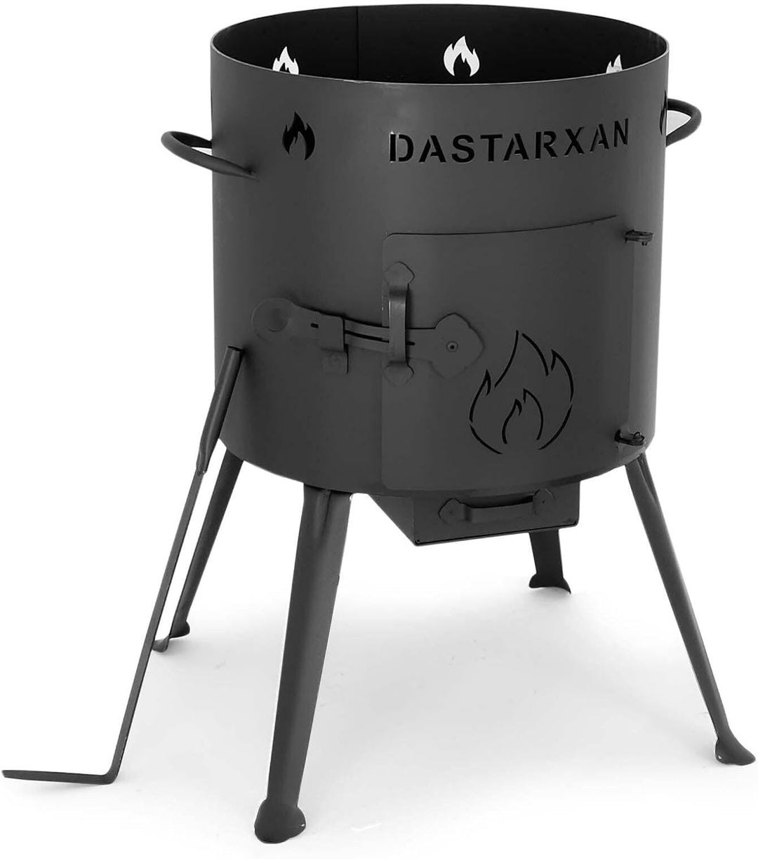 Ø36cm Uchag 2mm stahl Utschak Utschag Feldküche 12L Kazan Kasan (flacher boden) Feuerstelle Campingo