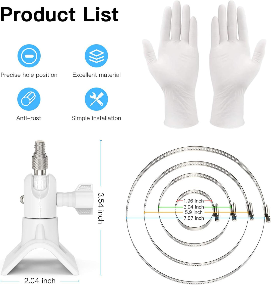 Universelle Masthalterung für Arlo Pro 4 Arlo Pro 3 Arlo Pro 2 eufyCam 2C/2C Pro/3/3C eufyCam 1 und