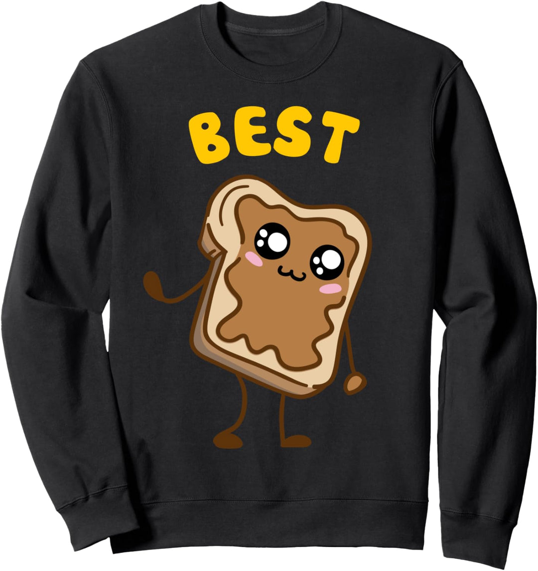 Kawaii Peanut Butter Jelly 1/2 BFF Best Friends Matching Sweatshirt