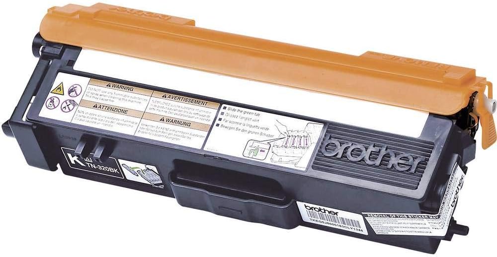Brother Original Tonerkassette TN-320BK schwarz (für Brother HL-4140CN, HL-4570CDW, HL-4150CDN, HL-4
