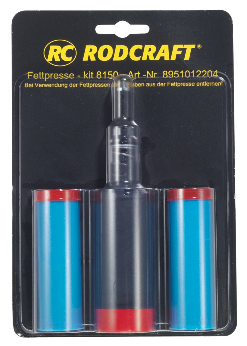 Rodcraft 8951012204 8150 FETTPRESSE INKL.2 Kart.GEFÜLLT