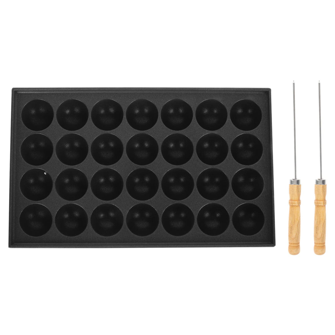 Yardwe Takoyaki Pan Takoyaki- Hersteller mit Kostenlosen Takoyaki- Picks- Werkzeuge Kuchenpfannen fü