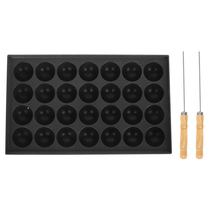 Yardwe Takoyaki Pan Takoyaki- Hersteller mit Kostenlosen Takoyaki- Picks- Werkzeuge Kuchenpfannen fü