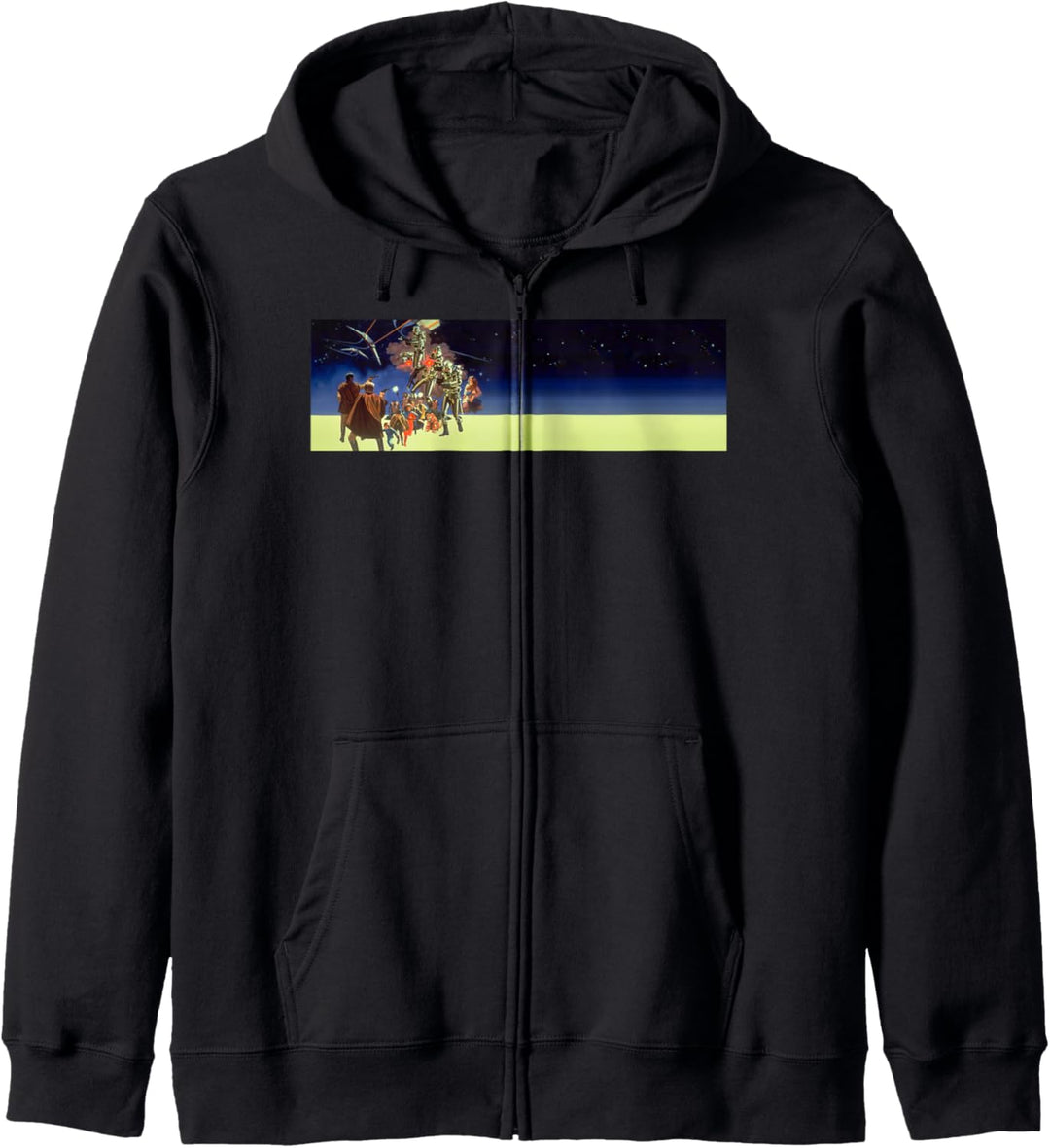 Battlestar Galactica Retro Stripe Kapuzenjacke