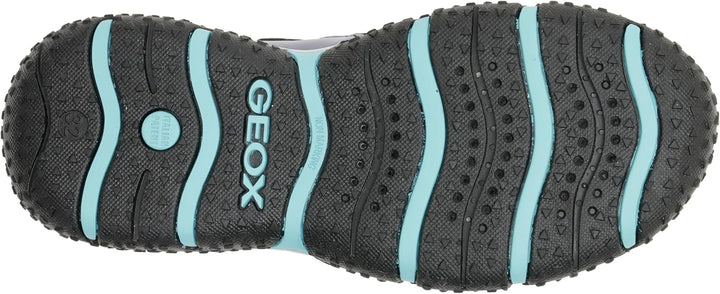 Geox Mädchen J Baltic B Girl ABX Low-Top 24 EU Navy Watersea, 24 EU Navy Watersea