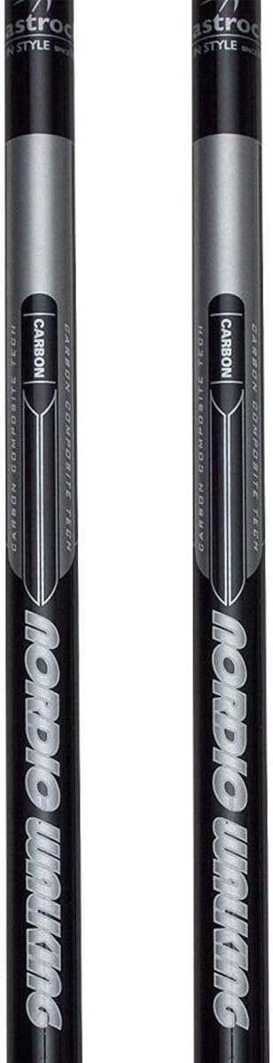 Nordic Walking Carbon-Stöcke leicht und stabil 105 cm, 105 cm