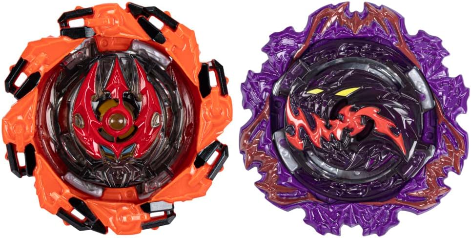 Beyblade Burst QuadStrike Dual Pack 2 x Wettkampfkreisel Ambush Nyddhog N8 und Chain Poseidon P8 Amb